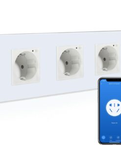 BSEED Wifi Smart Steckdose mit Alexa und Google Home, für Hausbesitzer, residential.timing und app-basierte Steuerung, W