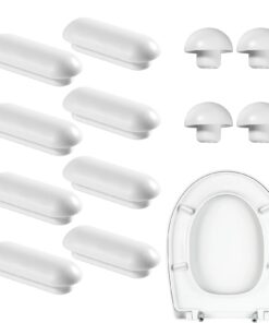 12 Stück WC Sitz Puff Auflagestopfen für Toilettensitz | Abstandhalter WC Brille Dämpfer | Zu Hause & BüroIdeal für Das