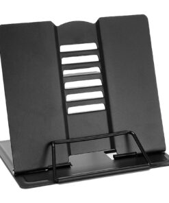 Schudyear Multifunktioneller Metall-Buchständer, verstellbarer Winkel, zusammenklappbar, für Büro, Schule und Zuhause, S