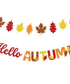 2PCS Herbst Hänge-Banner zur Thanksgiving-Dekoration - Ideal für Herbst-Hochzeit und Party-Feierlichkeiten | 2PCS Herbs