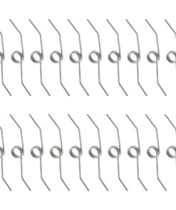 ECSiNG 20 Stücke Edelstahl Ersatzfeder für Abfalleimer Zuhause Abfallsortierung Optimaler Bestand für Mülleimer