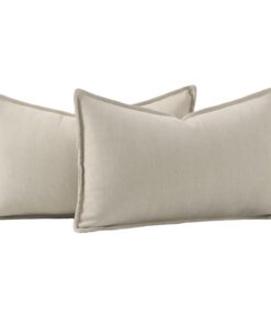 Madizz 2er Set weiche Chenille Kissenbezüge für Sofa und Schlafzimmer | Madizz Rechteckige weiche Chenille Kissenbezüge