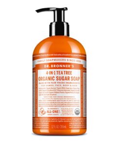 Dr. Bronner's Bio Flüssig-Handseife Teebaum - 12 oz USDA Organic Fair for Life
