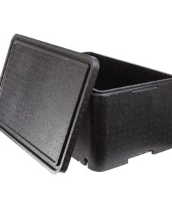 Allpax Thermobox 46 Liter - Isolierbox für Kühl- und Warmhaltebedürfnisse - 60 x 40 x 29,6 cm - mit Griffmulden - Trendi