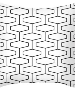 Kissenabdeckungen Schwarz Und Weiß Unregelmäßiges MusterFür Die Couch | Dekokissenbezüge 40x40cm Polyester Und Die Couc