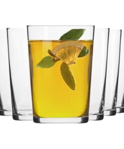Krosno 6er-Set Teegläser 250 ml Ideal für Zuhause, Restaurants und Partys Spülmaschinenfest