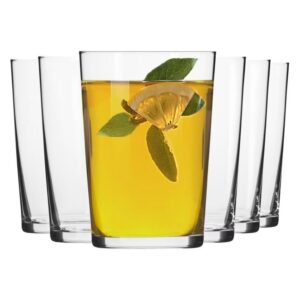 Krosno 6er-Set Teegläser 250 ml Ideal für Zuhause, Restaurants und Partys Spülmaschinenfest