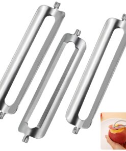 3er Set Ersatzklingen für Flachschliff Profischäler, Turbo Schäler & Sparschäler – Scharfe Ersatzblätter