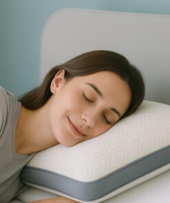 Premium Airflow Memory-Foam-Kissen - Anti-Schnarchen & Schlafapnoe-Reduktion - Kühlende Netzseiten & Mittel/Feste Orthop
