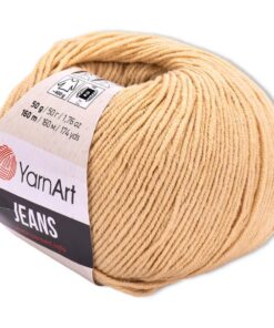 Frida's Wollhaus YarnArt 50g Jeans Stricken Häkeln Amigurumi Babywolle Pastellfarben (07 | Sand) Pastellfarbenbabywolle