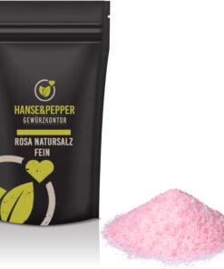 Rosa Natéalz aus Pakistan 250g fein Speisesalz in geprüfter Qualität 0,3-1mm wiedverschließbarer Beutel
