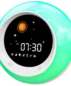 I·Code Kinder Schlaftrainer mit Nachtlicht und Schlaf Sound Maschine für Kinder Timer