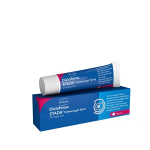 Schmerzgel Diclofenac STADA 20 mg/g, für leichte bis mäßige Schmerzen, akute Zerrungen, Verstauchungen, Prellungen, 30 g