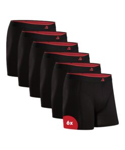 DANISH ENDURANCE Superweiche Bambus Boxershorts Herren | Bequem, Atmungsaktiv & Etikettfrei | Mit oder ohne Eingriff | 6