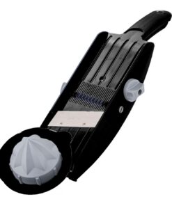 TNS 3000 GEMÜSEHOBEL ALL IN ONE Multireibe Gurkenhobel Julienne Schneider (Schwarz-Grau)