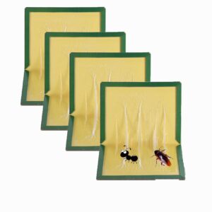 Kakerlaken Falle 4 Stück - Klebefalle für Schaben (17 * 24 cm) - Insektenfalle für Küche und Wohnzimmer - Effektive Unge