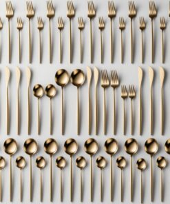 Edelstahl Besteck Set 12 Personen, Spülmaschinenfest und Elegantes Essbesteck