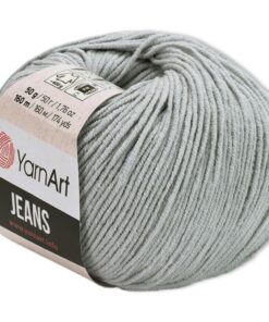 Frida's Wollhaus YarnArt Jeans Stricken Häkeln Amigurumi Babywolle Pastellfarben 63 Farben (80 | Metallgrau) Pastellfarb
