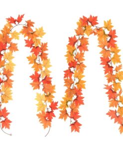 Herbst Girlande Ahornblätter für Inneneinrichtung und Aussen-deko(200cm)