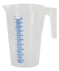 Kerbl Messbecher 2ltr. Kunststoff, für Hauswirtschafter, ideal für Küche und Werkstatt | Kerbl Messbecher 2ltr. Kunstst