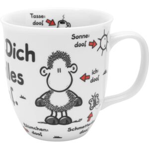 Sheepworld Porzellantasse 40 cl - Ohne Dich ist alles doof - Kaffee-/Teetasse | 48125