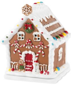 Weihnachts-duftlampeFürWachs ElektrischerLebkuchenhausDuftwachsbrenner GeschenkfürWeihnachten