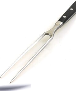 Kerafactum Fleischgabel extra schwere Qualität Edelstahl für Braten und Grillen 29 cm | Kerafactum Bratengabel Tranchie