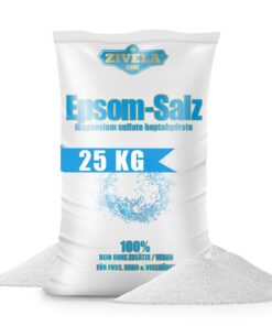 Epsom Salz 25kg | Pharmaqualität Badesalz für Erleichterung von Muskelschmerzen - Rein und Naturlich Epsom Badesalz 25kg