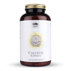KRÄUTERHANDEL SANKT ANTON Calcium 1000 mg Tagesdosis, Laborgeprüft, Premium Qualität für Erwachsene, 300 Kapseln