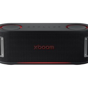 LG xboom Bounce by will.i.am tragbare Bluetooth-Lautsprecher [Signature Sound, IP67, 30 Std. Akkulaufzeit] Schwarz