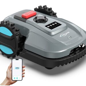 YARDCARE E400 Rasenmäher Roboter - 18cm Schnittbreite, App Steuerung, 400m² Max. Fläche