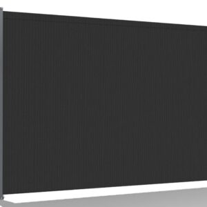 BelleMax ausziehbarer Seitenmarkise, breiter 20 cm, Wandmakise Windschutz Sonnenschutz