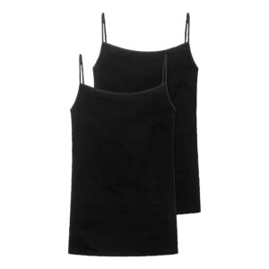 Schiesser Damen Spaghettitop (2er Pack) Baumwoll UnterhemdFashionable Spaghettitop von Schiesser für Frauen - 2er Pack B