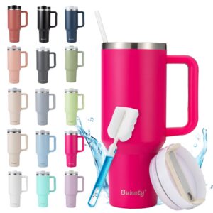 Thermobecher Bukaty 40oz Kaffeebecher Thermo mit Strohhalm und Deckel