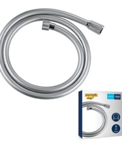GROHE VitalioFlex Silver Brauseschlauch - chrom, hitzebeständig, druckbeständig, 1250 mm, 22112000 | GROHE VitalioFlex