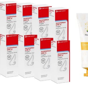 NASENSPRAY sine Aliud 10 ml Nasenspray für Familienväter bei Hausarbeiten inkl. Handcreme Marke Faar-Apo