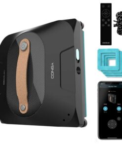Cecotec Robot Fensterreiniger Conga Windroid 1390 - Sprüht, reinigt und trocknet, Doppelspray, 8 Modus, Aktionsradius 7,