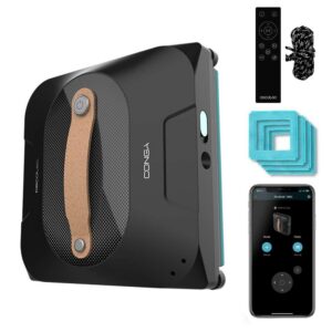 Cecotec Robot Fensterreiniger Conga Windroid 1390 - Sprüht, reinigt und trocknet, Doppelspray, 8 Modus, Aktionsradius 7,