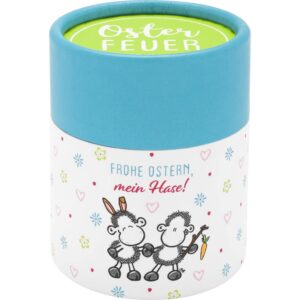 Sheepworld 48076 Motiv Hase Kerze Vanille-Duft für Zimmerschmuck bei Nachtschlaf