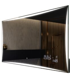 FORAM Led Badezimmerspiegel mit Beleuchtung - Modernes Design - Individuell nach Maß hergestellt - 120x70 CM - Ideal für