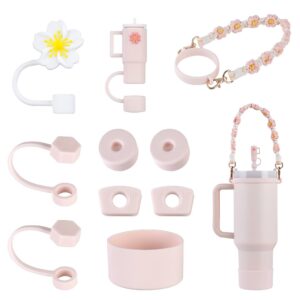 Yuecda Stanley Cup-Zubehör Set – 1 Wasserflaschen Griffband + Selbstdichtendes Set + IDEAL für Stanley Cup 1,2 l und 850