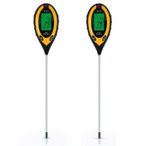 X4-LIFE 4in1 Bodenmessgerät für Zimmerpflanzen - pH Wert, Feuchtigkeit, Licht und Temperatur - Ideal für Pflanzenliebhab