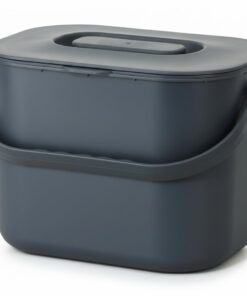 blackswedenhome Biomülleimer Küche 7L Geruchsdicht - Design Komposteimer Anthrazit