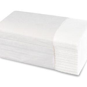 000 Blatt.zz Falzwei-Lagig Papierhandtücher 24 x 21 cm - weiß für Haus und Garten