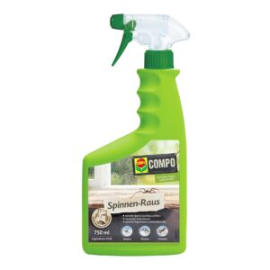 COMPO Spinnen-Raus Repellent / Vergrämungsmittel 750 ml für Haus und Garten