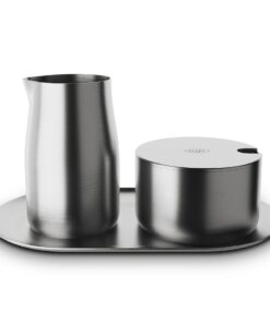 Alfimi Milch- und Zuckererset Set, hochwertiges Edelstahl-Material, matt, ideal für everydays Gebrauch | Alfimi MILK AN