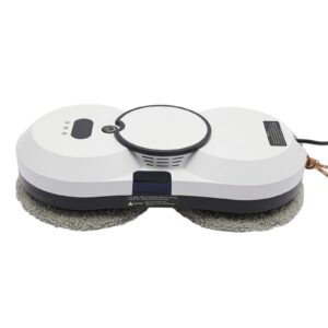WindWilder Elektrischer Fensterputzroboter mit Fernbedienung, intelligenter Reiniger für Fliesen/Spiegel/Fenster (Weiß)