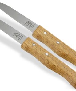 Schälmesser Gemüsemesser 2er Set aus Solingen - Made in Germany - Scharfe Rostfreie Messerklingen für Obst und Gemüse -