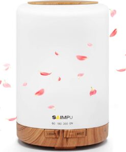 Aroma Diffuser 300ML leiser Ultraschall Luftbefeuchter BPA-Free Aromatherapie Duft-Diffuser mit Wassersparende Abschalta