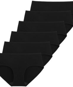 INNERSY Atmungsaktive Baumwollunterhosen für Damen | Bequeme Hipster Unterwäsche INNERSY 6er Pack | OEKO-TEX STANDARD 1